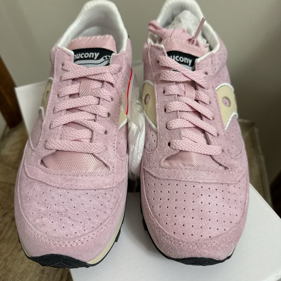 Pink & Cream Saucony Jazz 81 Suede 👟🎀 - Picture 4 of 5
